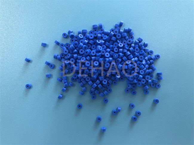 Голубое PTFE подвергло изолятор механической обработке частей для соединителя ISO14001 RF