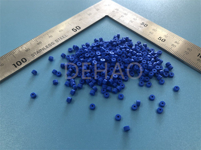 Голубое PTFE подвергло изолятор механической обработке частей для соединителя ISO14001 RF